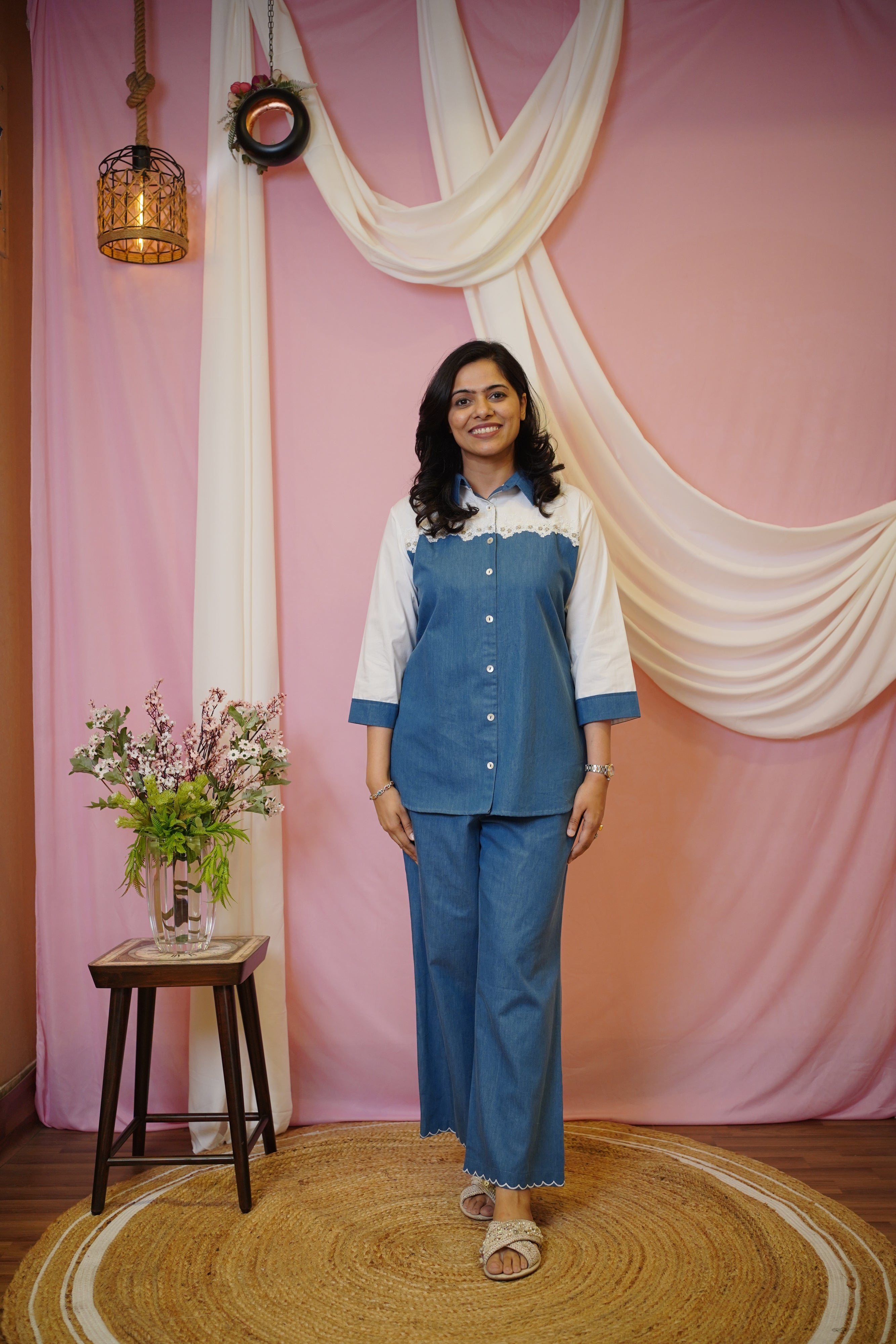 Denim Whisper Coord set