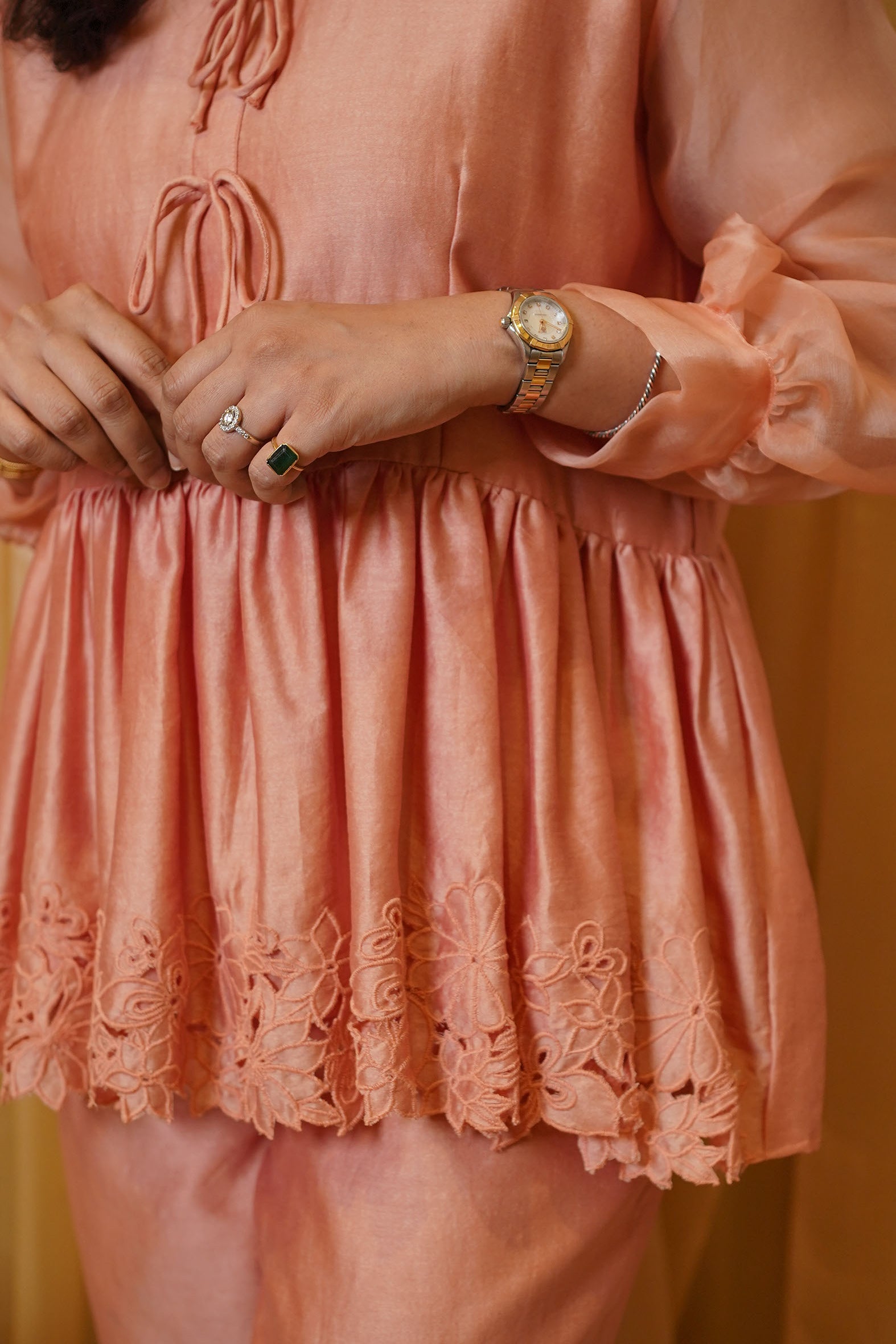 PEACH LUXE CO-ORD SET