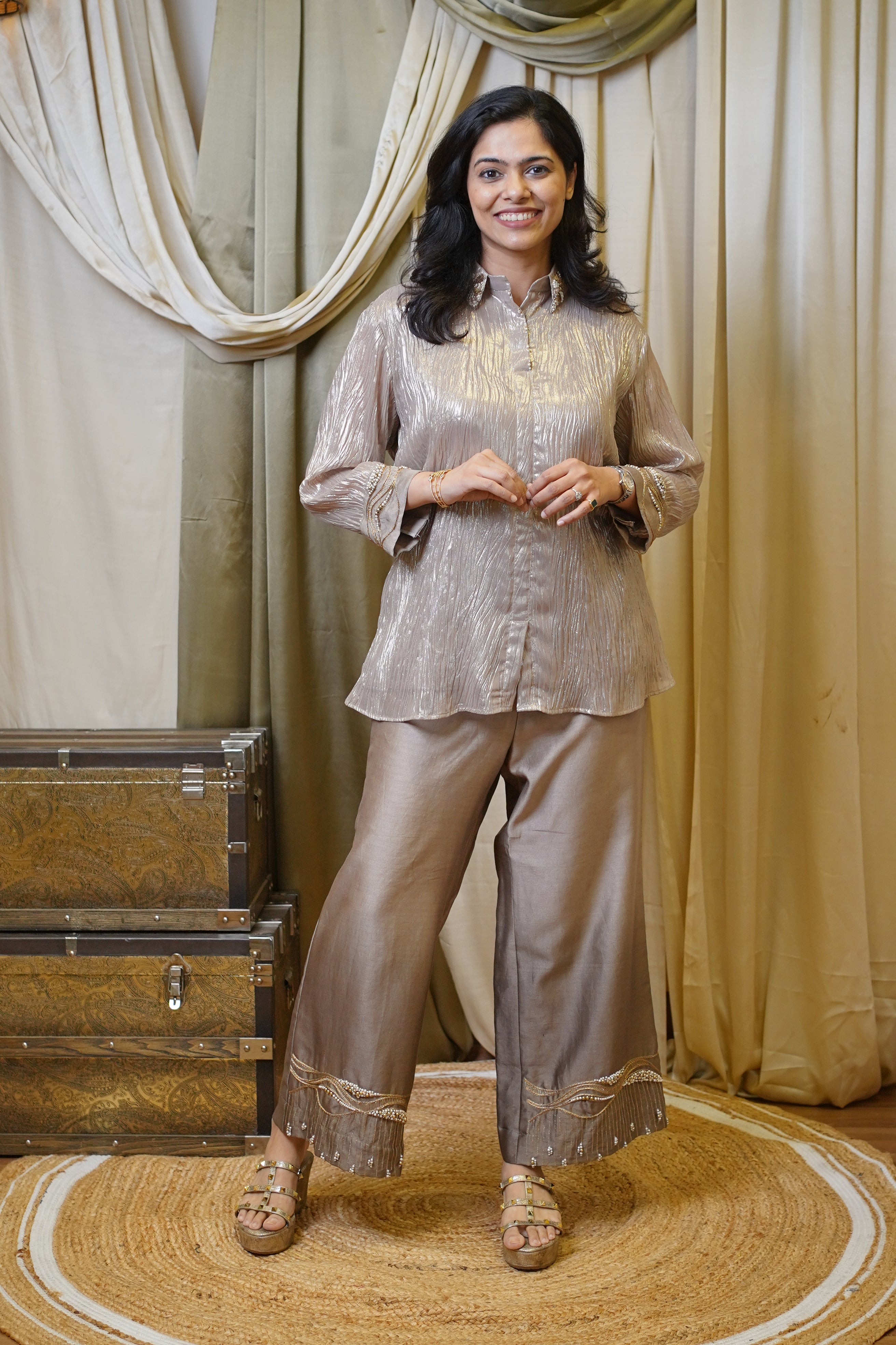 GOLDEN GLOW CO-ORD SET