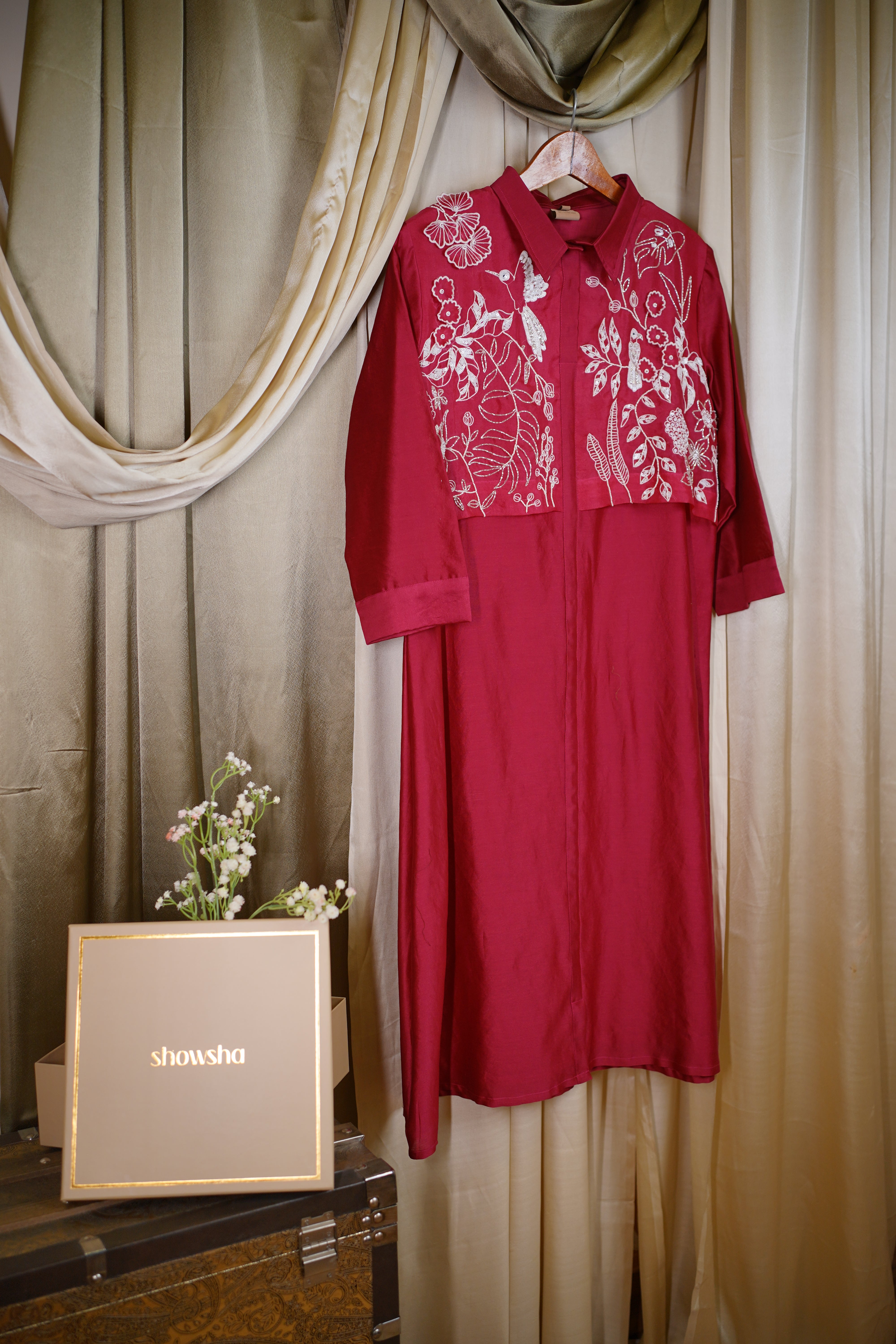 PINK FESTIVE DRESS