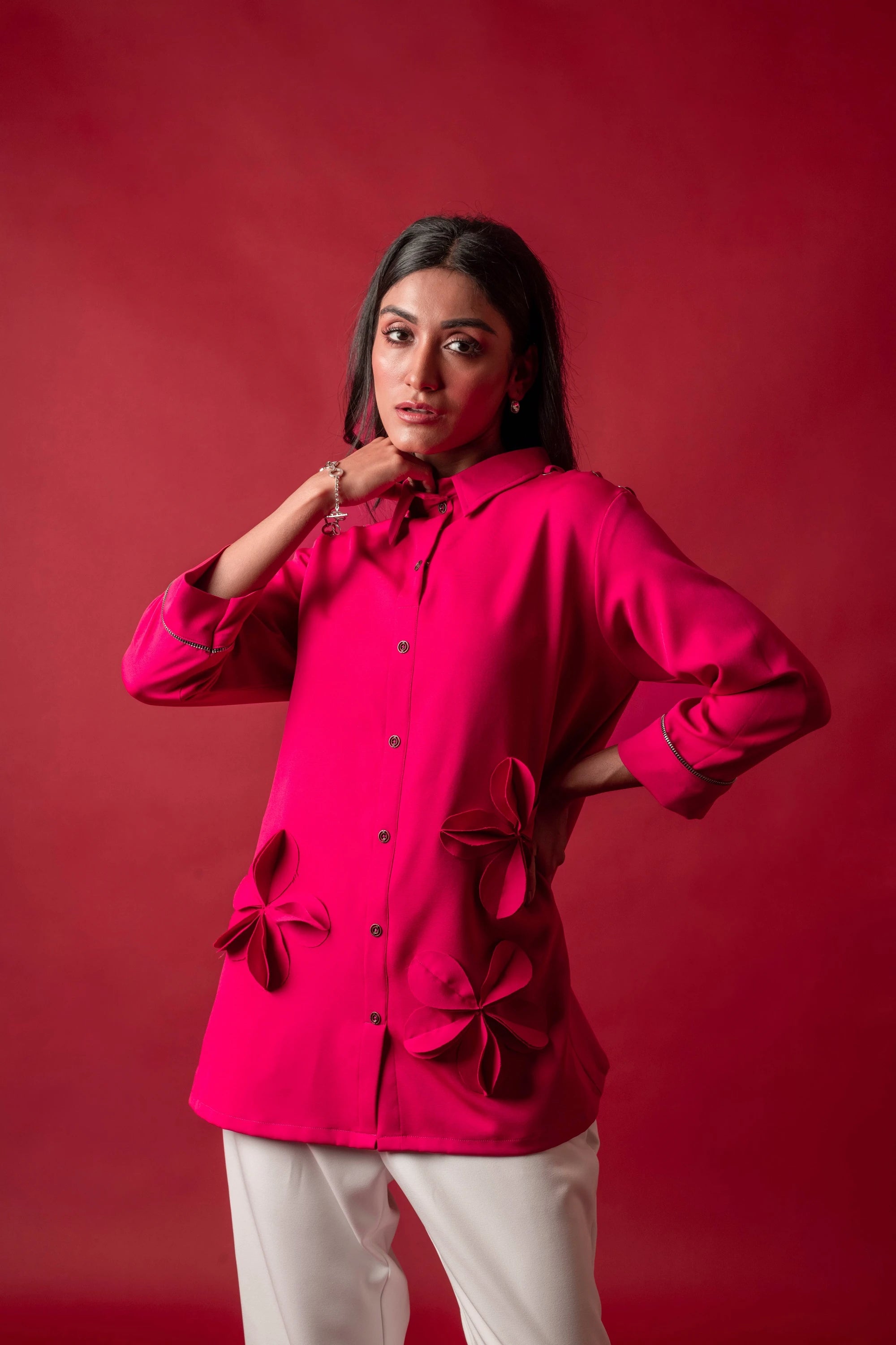 CRIMSON CHARM CO-ORD SET