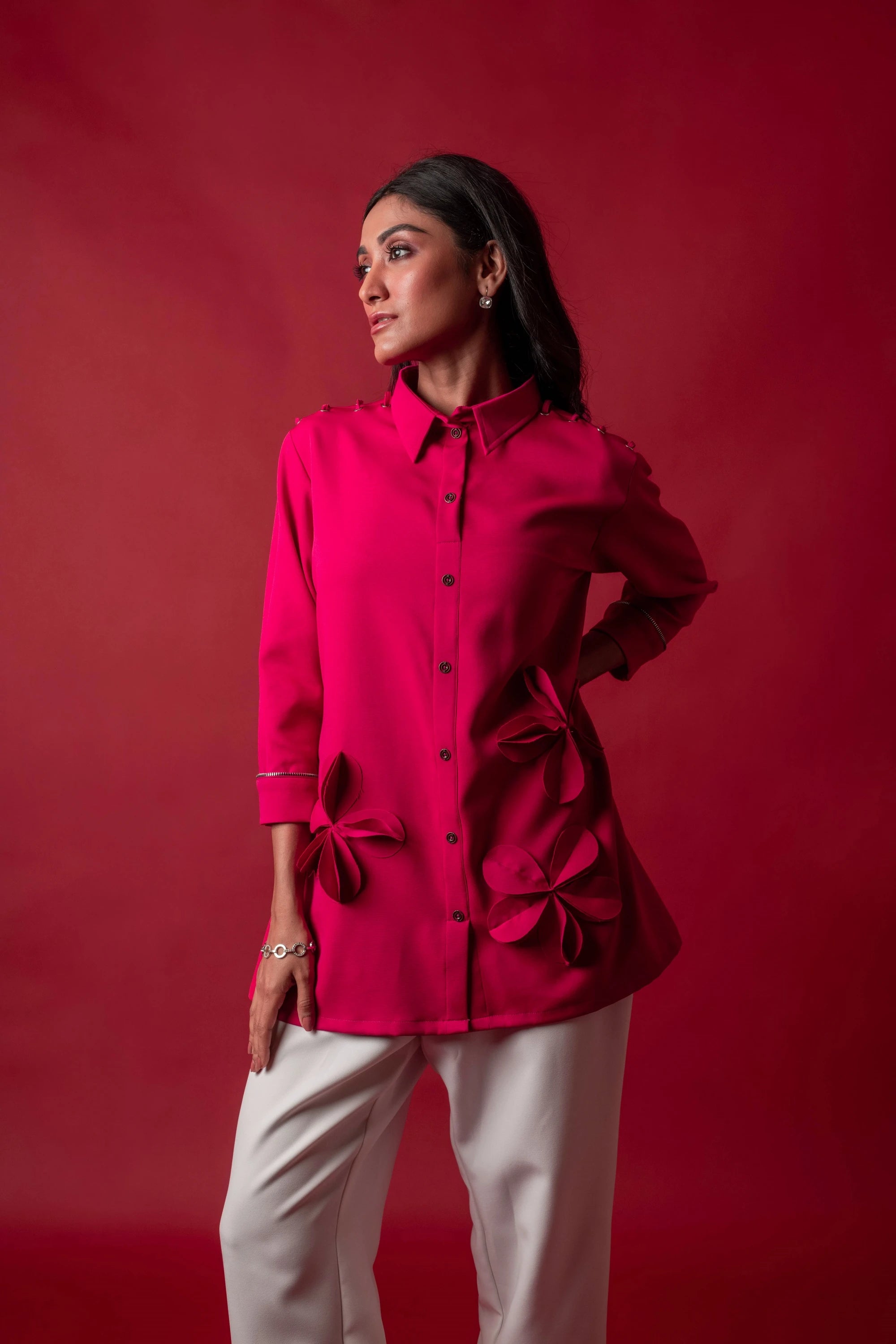 CRIMSON CHARM CO-ORD SET