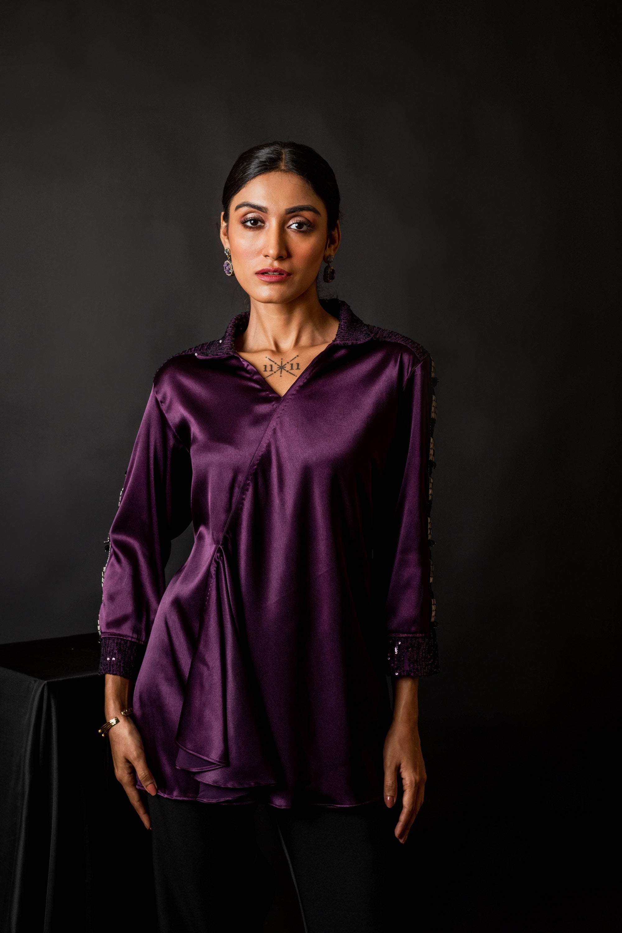 SATIN SNOWFALLS CO-ORD SET