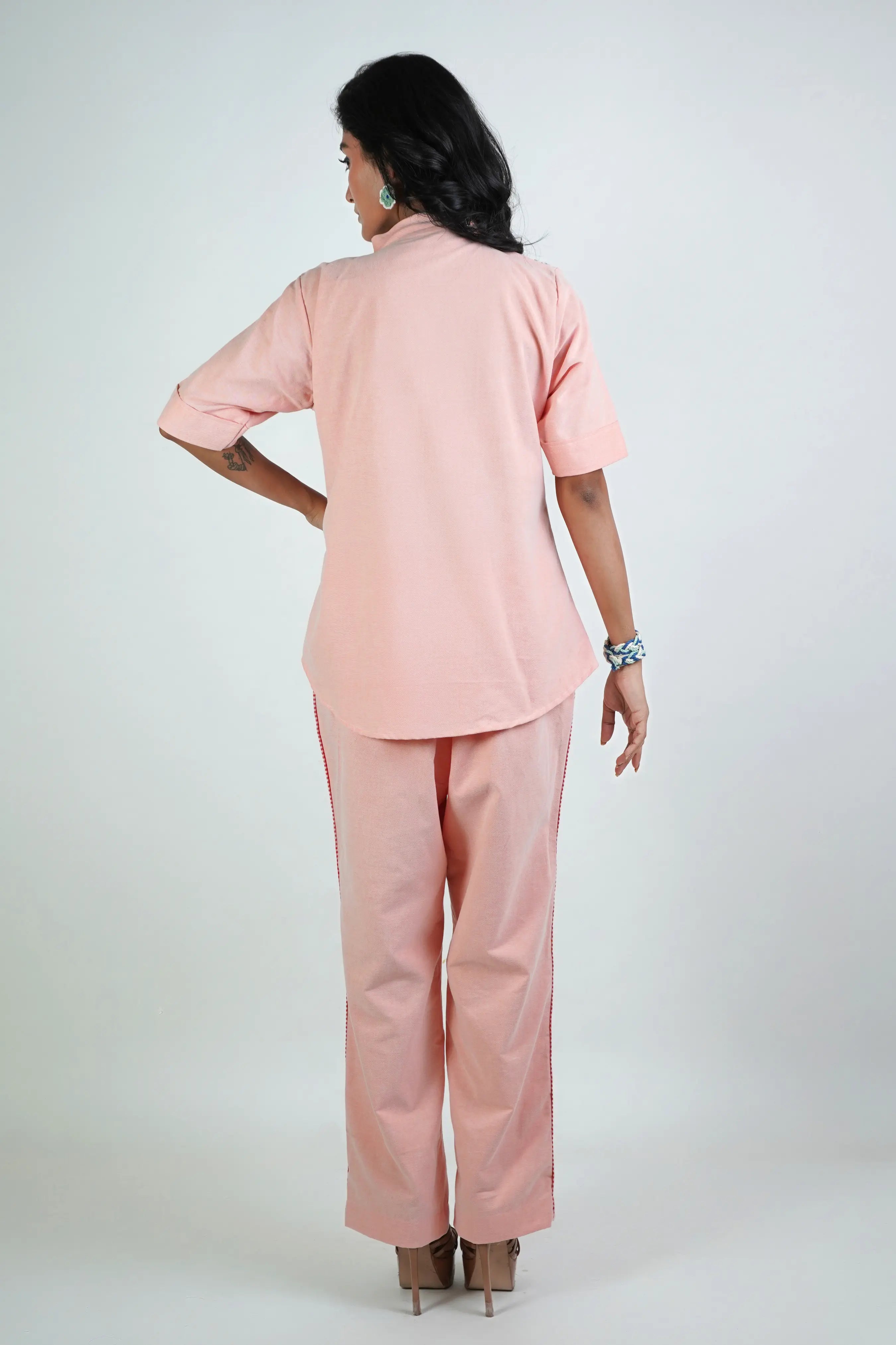 PEACH SUNSHINE CO ORD SET