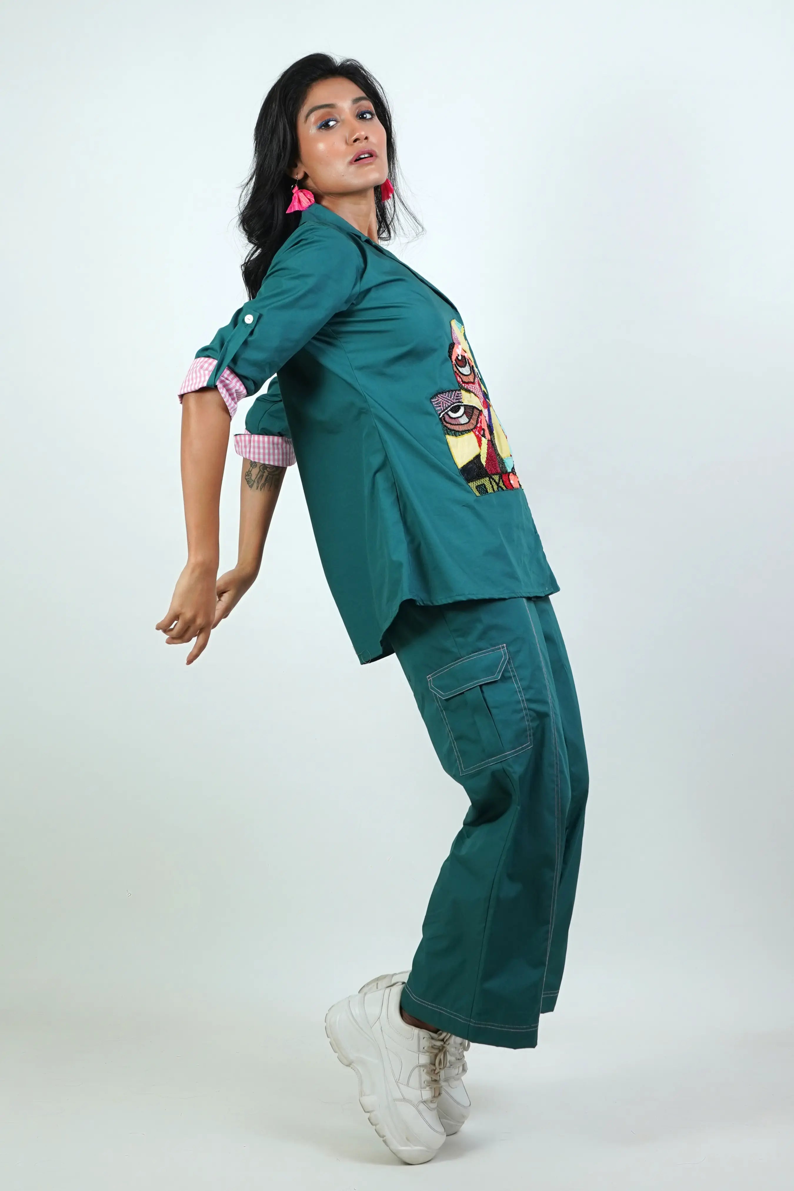 EASY TO LOVE SHIRT CO ORD SET