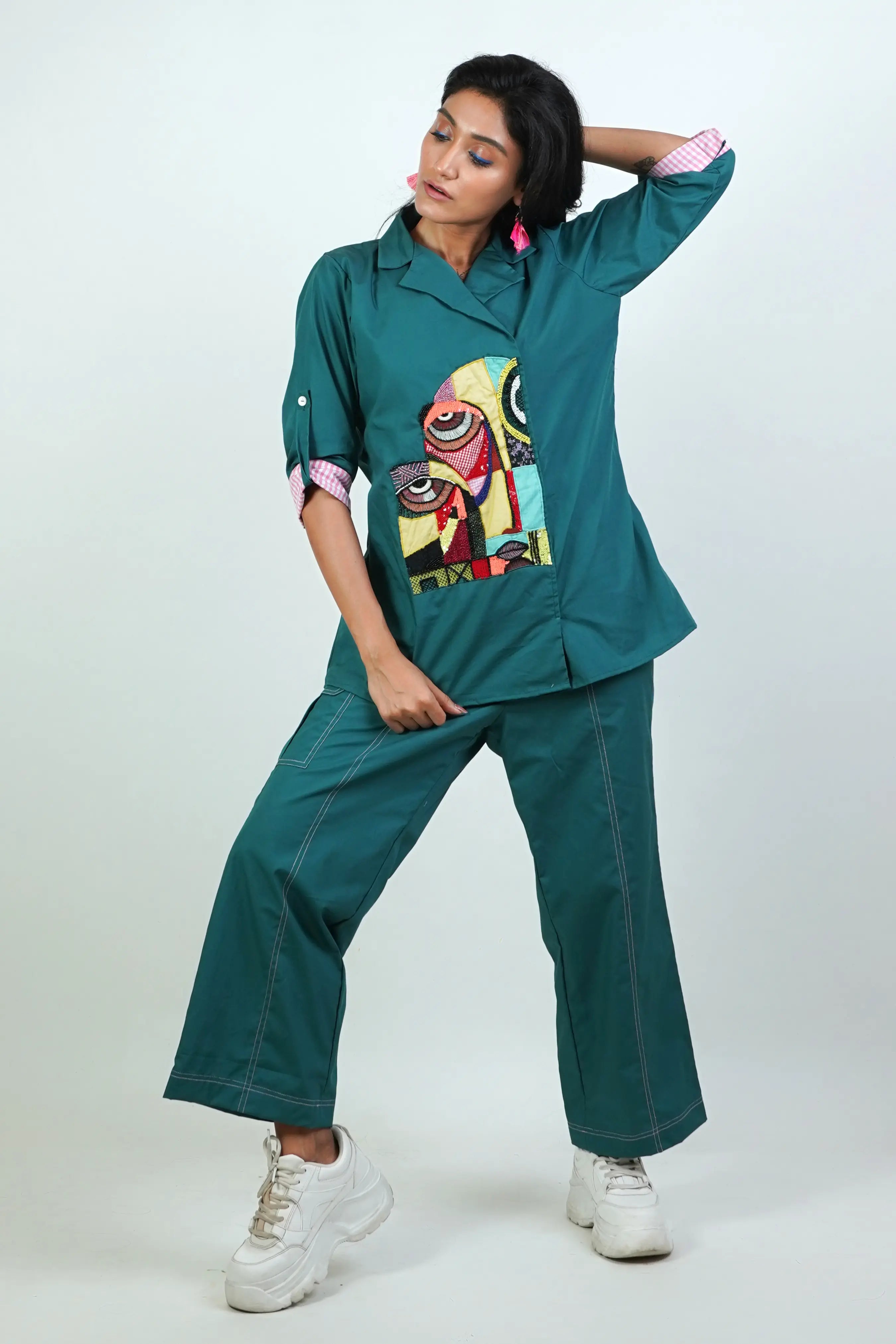 EASY TO LOVE SHIRT CO ORD SET