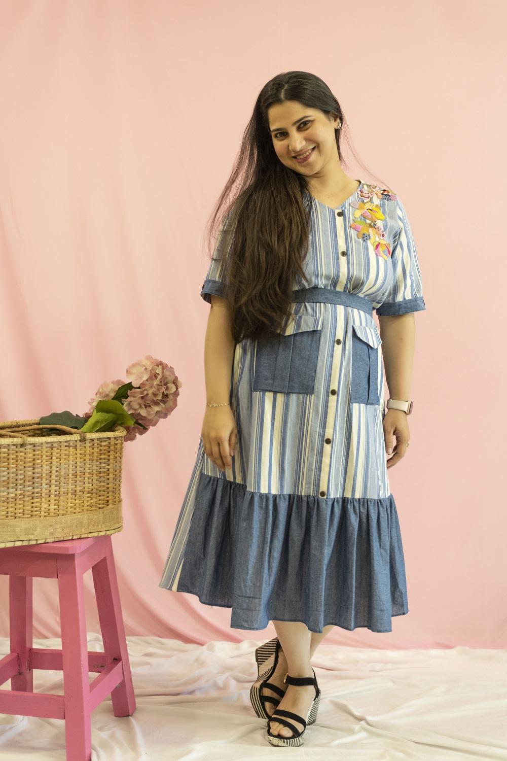 ALL DAY LONG MIDI DRESS