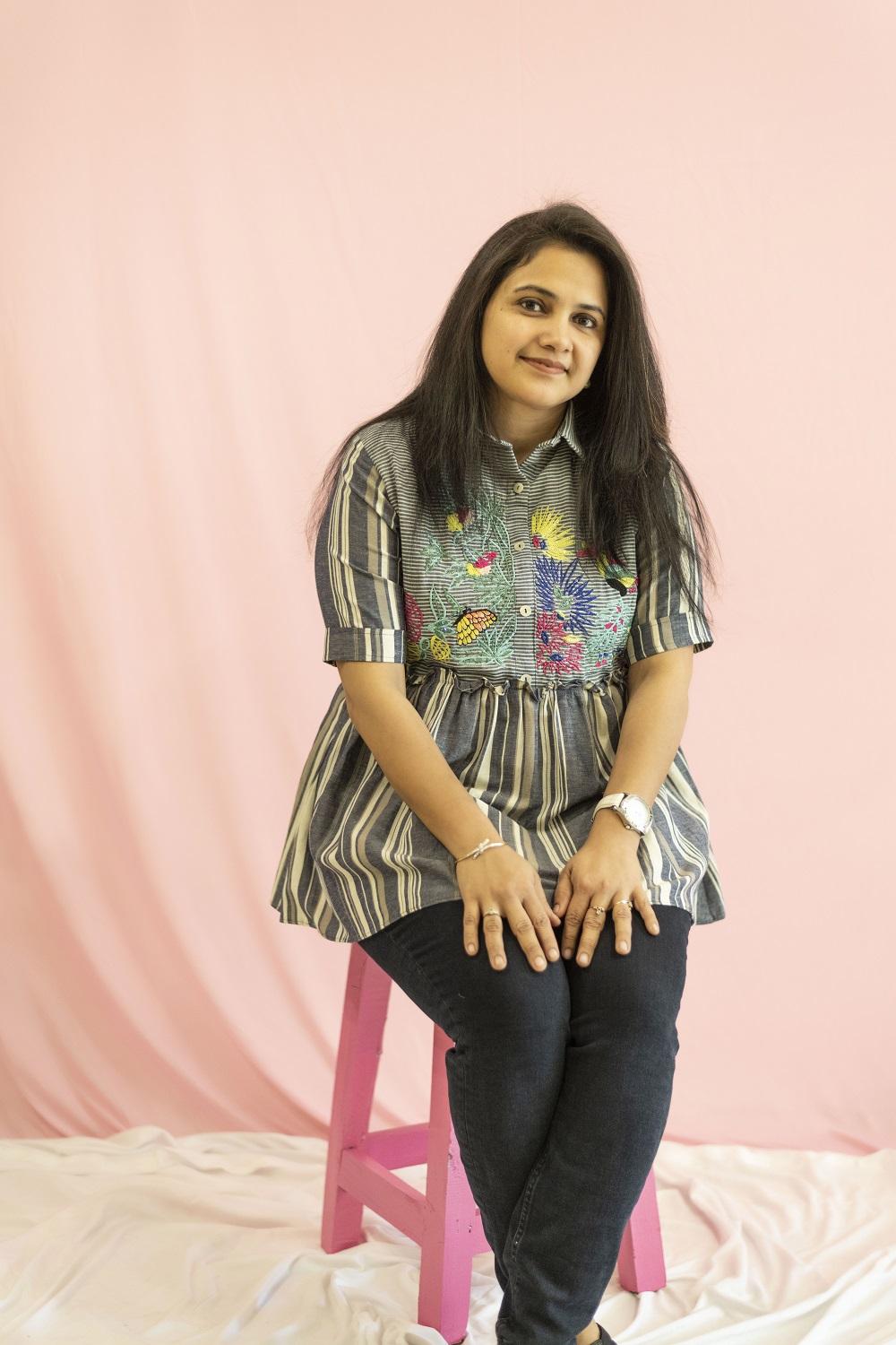 TROPICAL PARADISE FLARED TOP