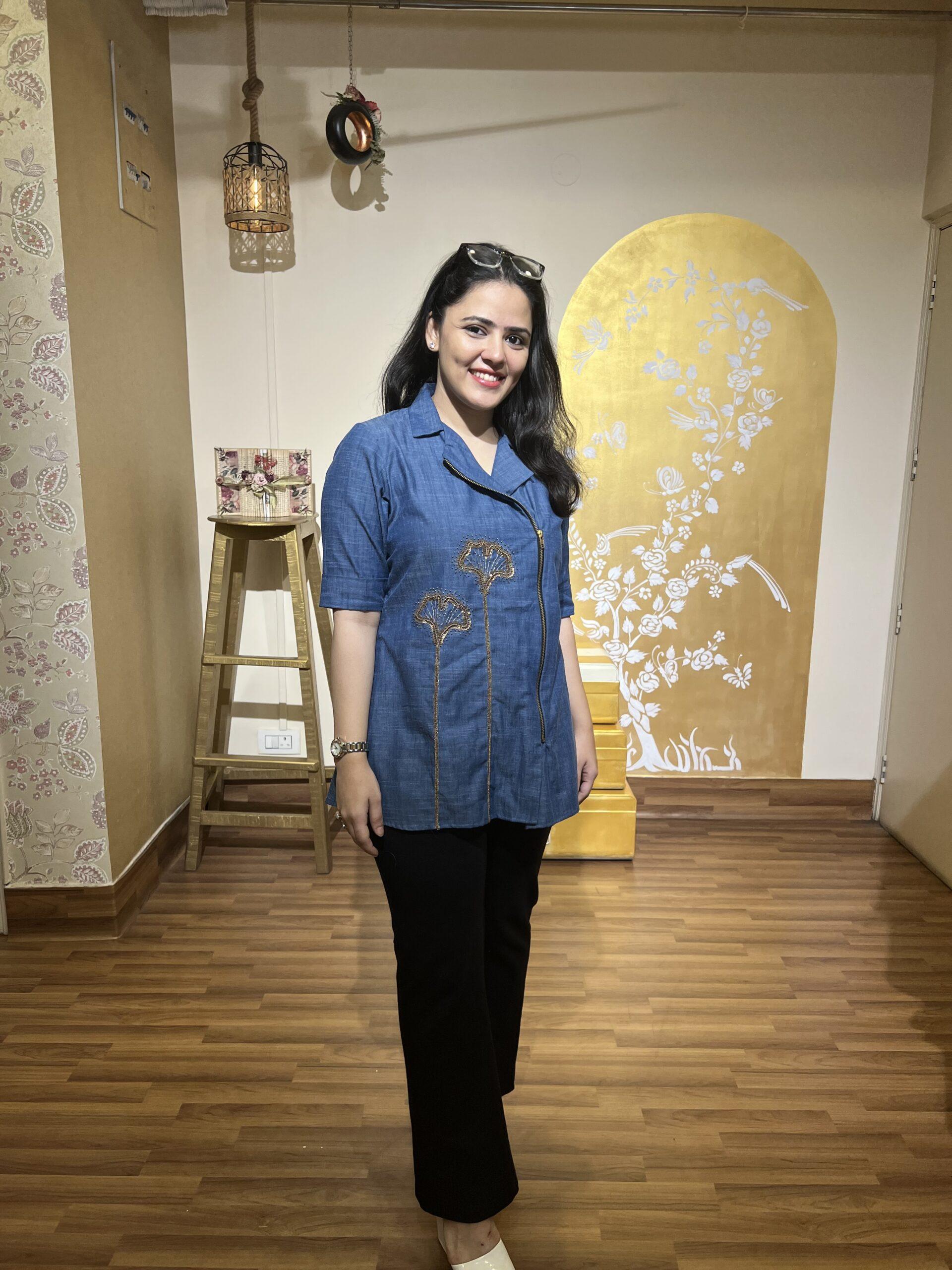 VIBE WITH DENIM SHIRT