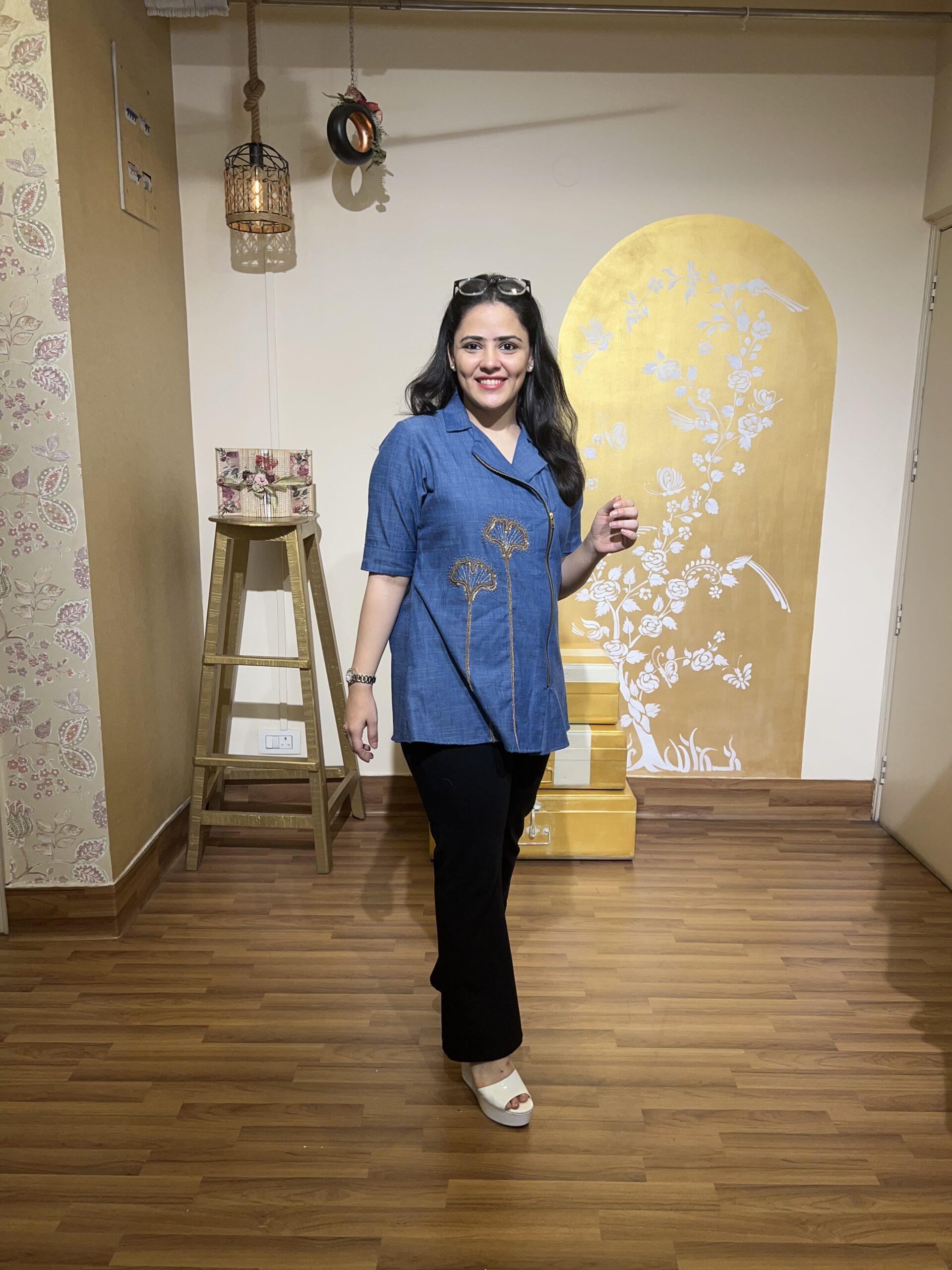 VIBE WITH DENIM SHIRT