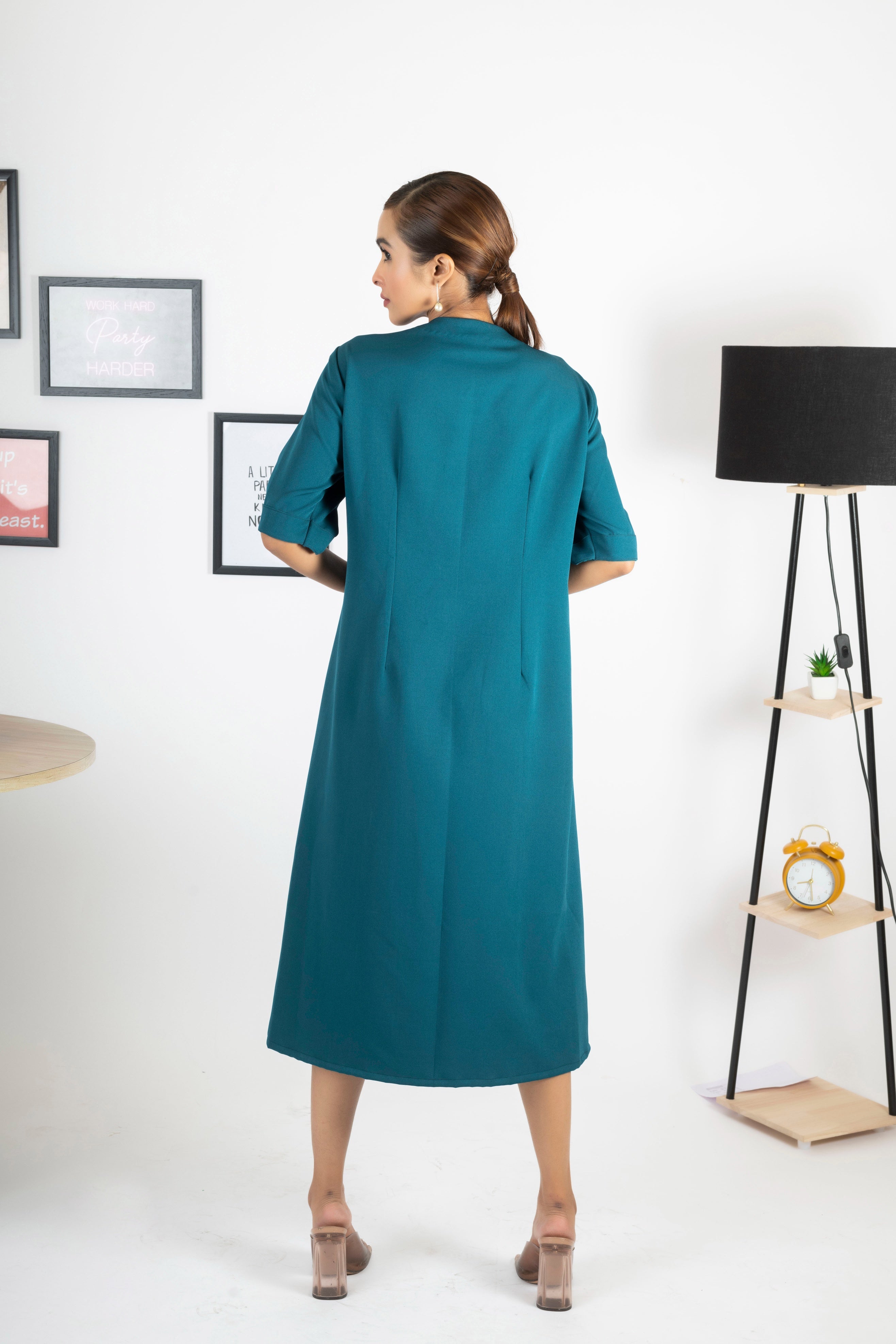 BLUE LAGOON MIDI DRESS