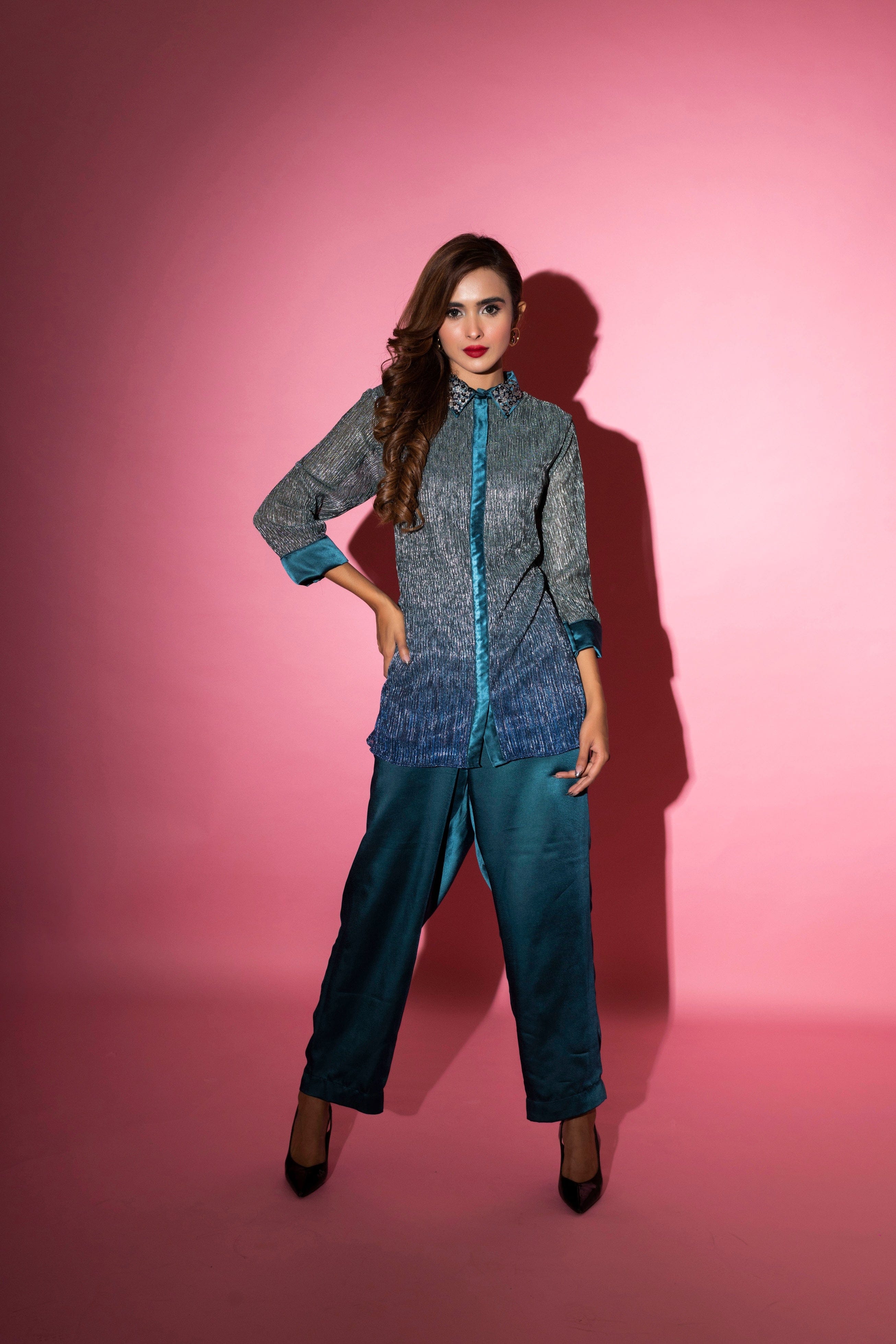 AQUA SILVER LINING TOP