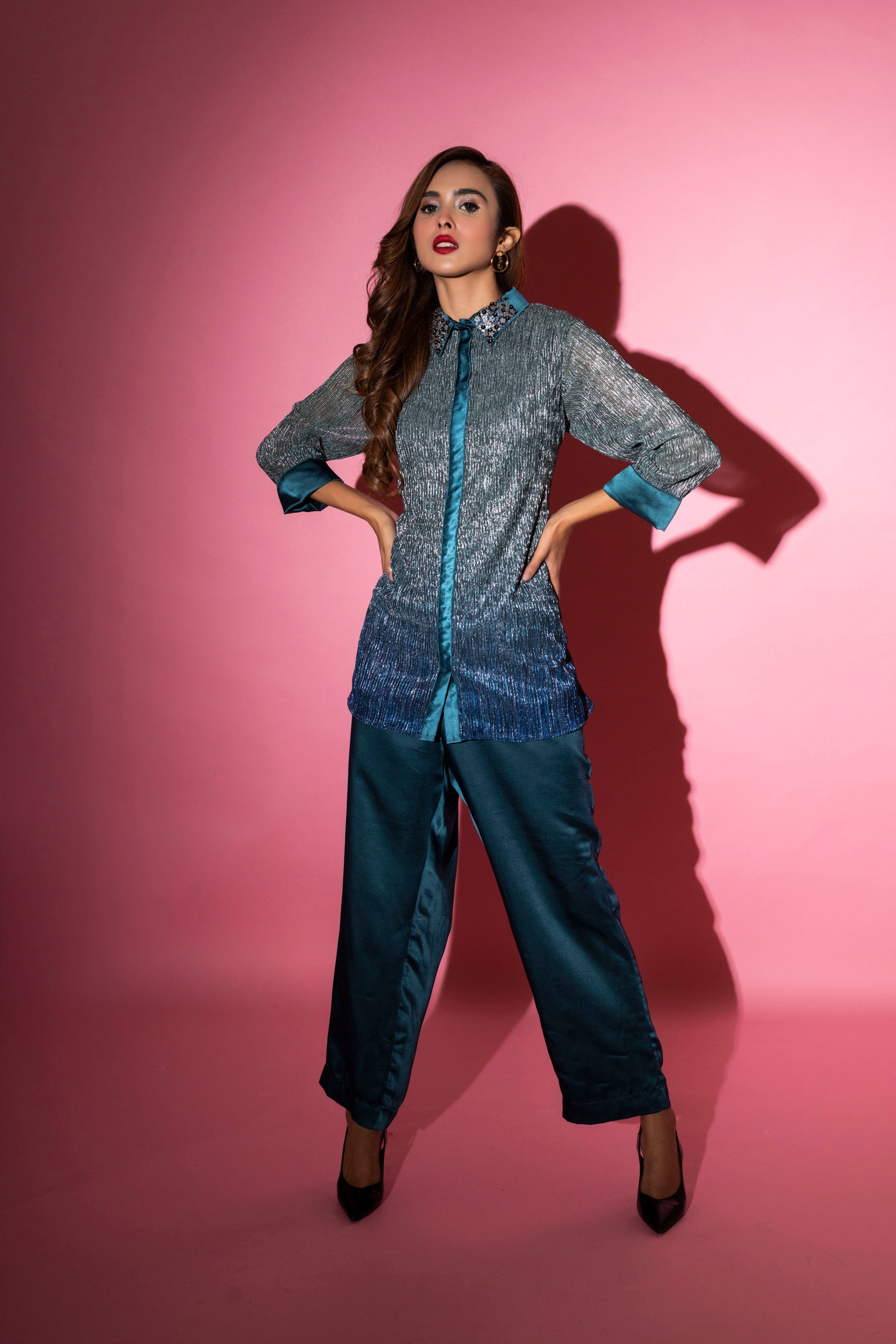 AQUA SILVER LINING TOP