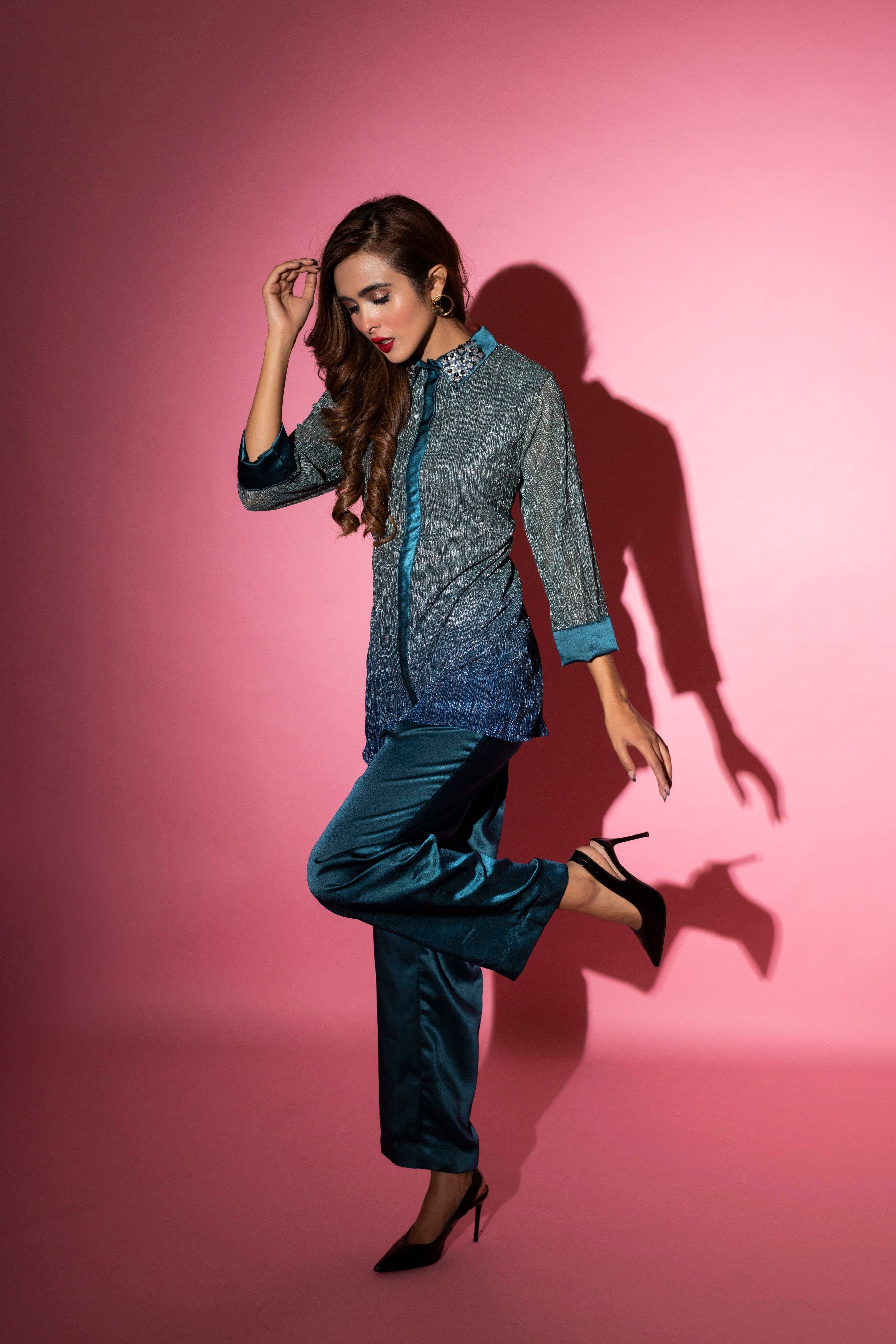 AQUA SILVER LINING TOP