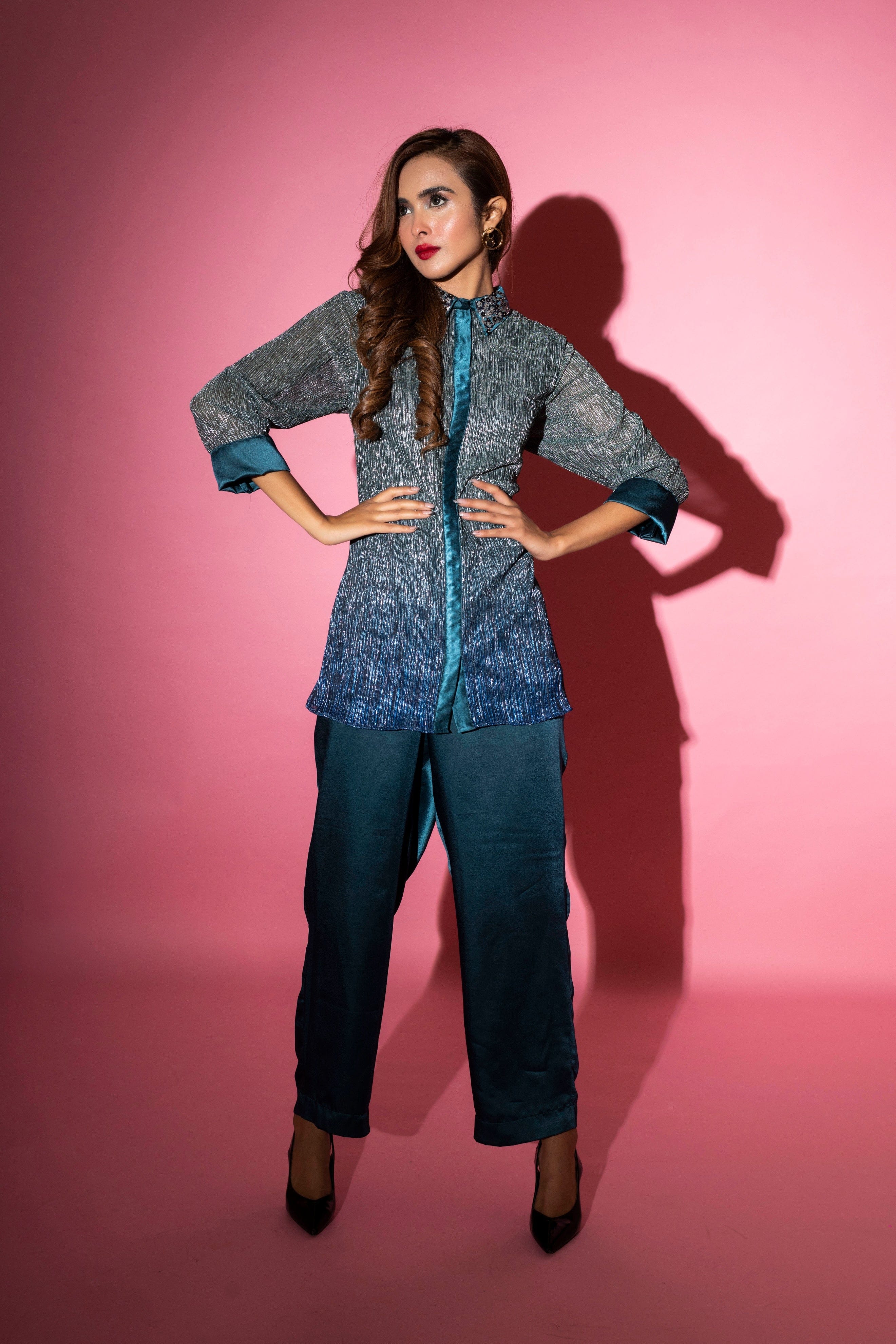 AQUA SILVER LINING TOP