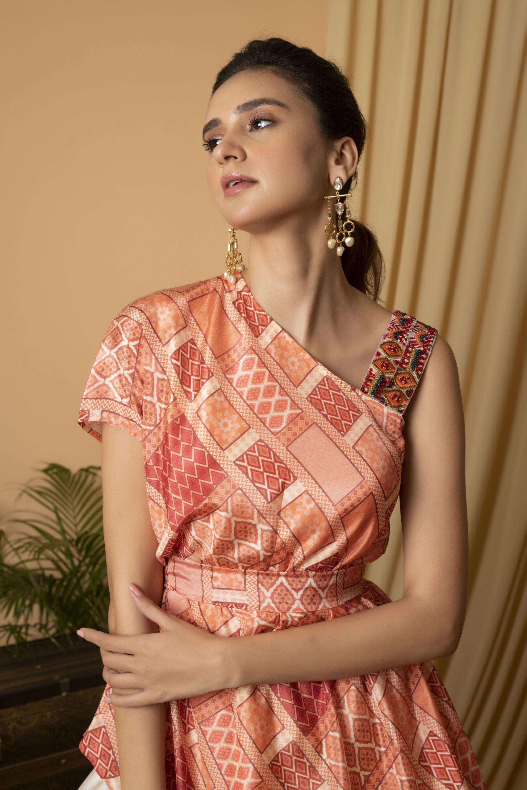 GOLDEN HOUR ONE SHOULDER TOP