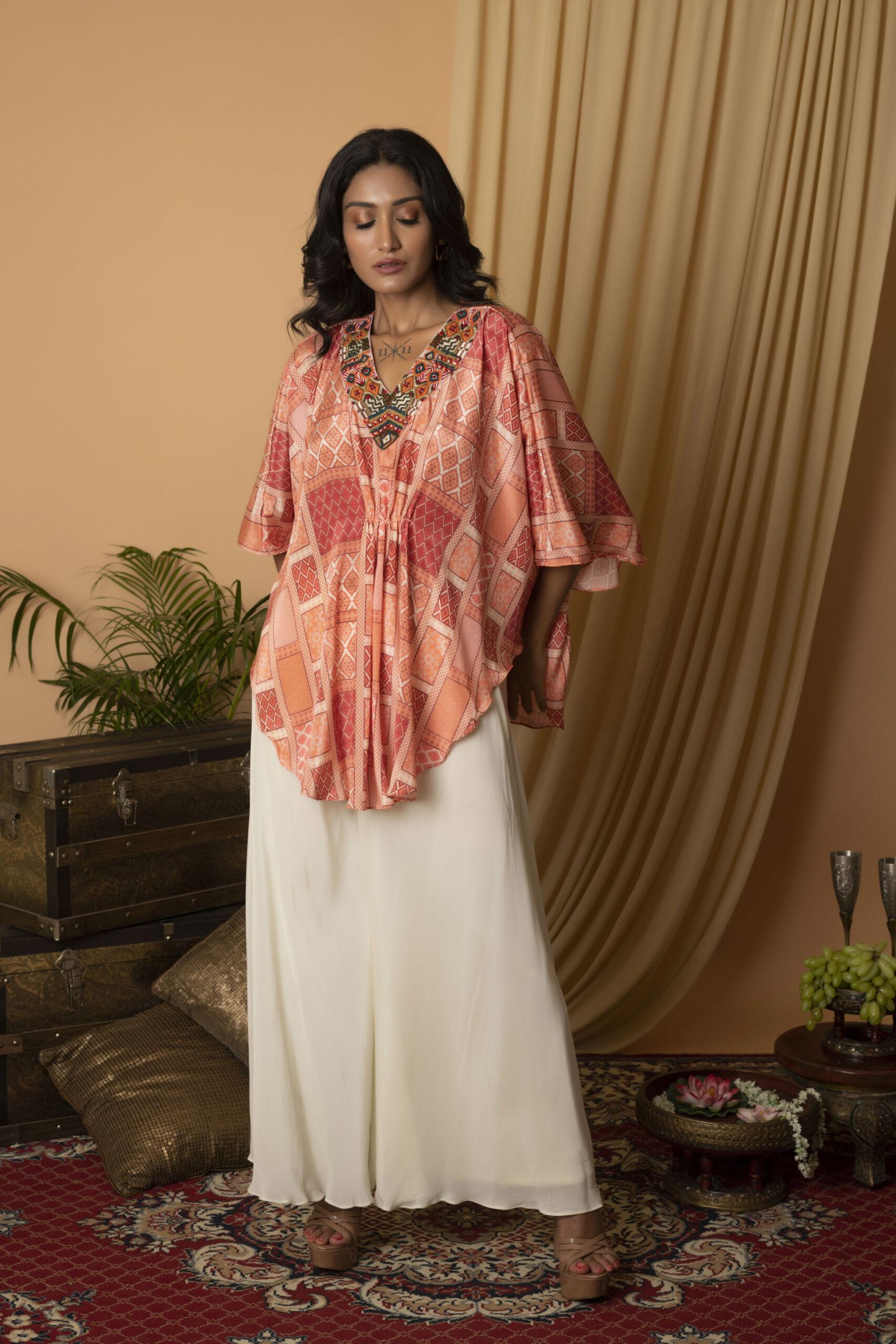 GOLDEN HOUR PRINTED CAPE