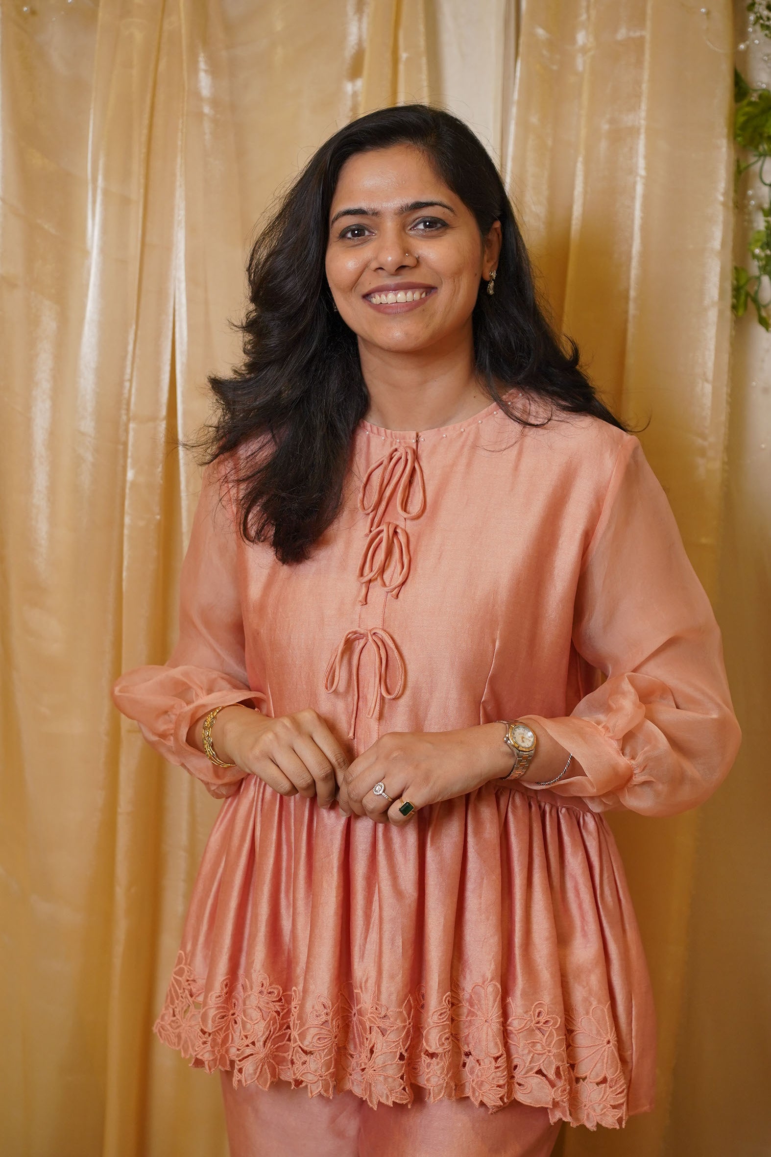 PEACH LUXE CO-ORD SET