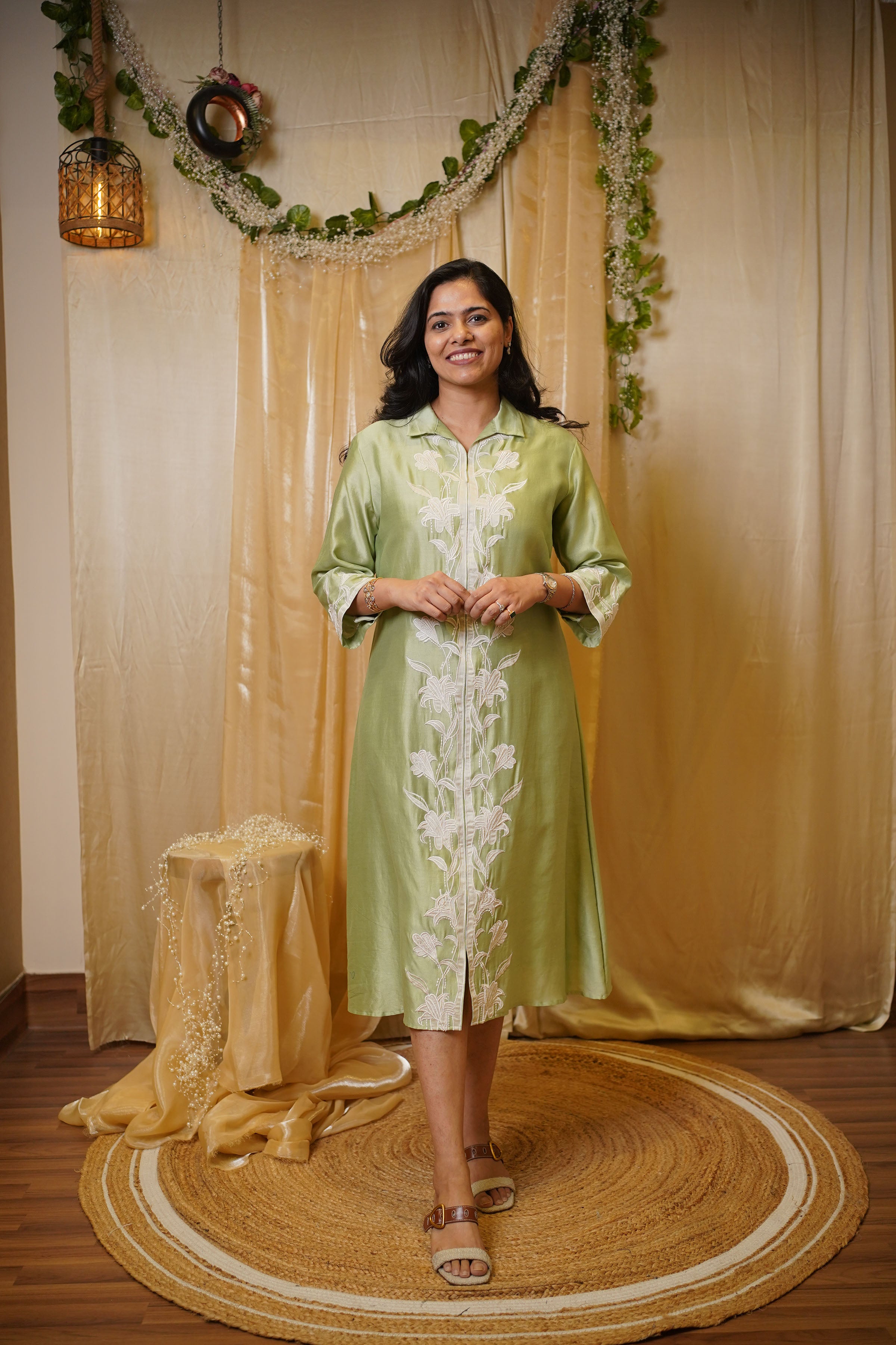 FLORA VERDE DRESS