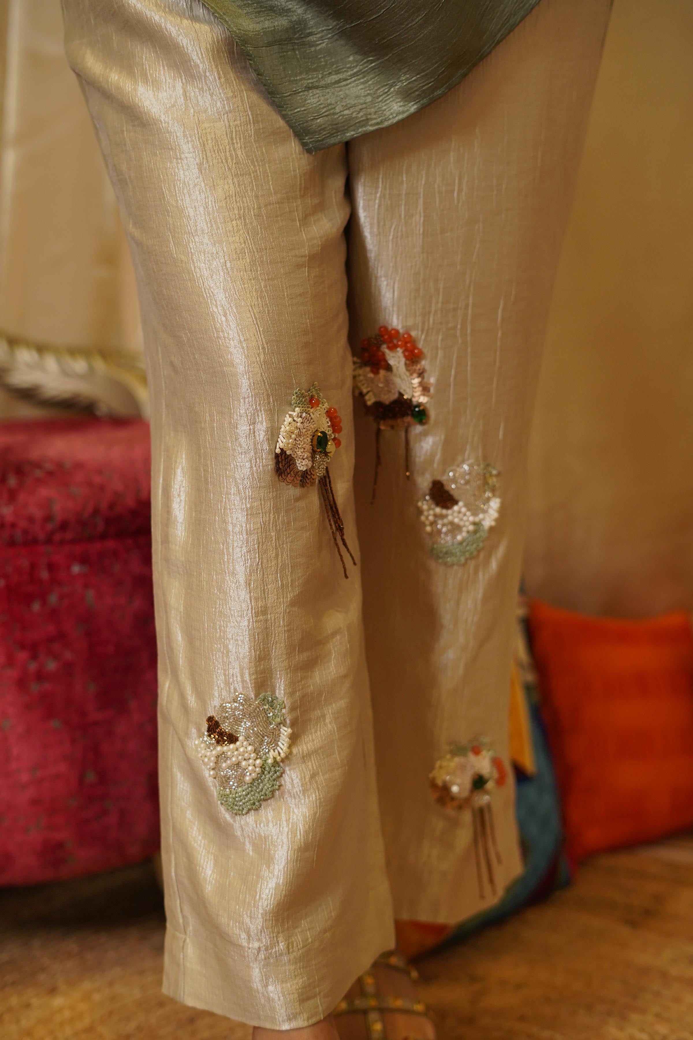 ETHEREAL OLIVE CO-ORD SET